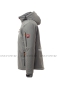 Preview: Wattierte Softshelljacke CREEK PAD in rauchgrau